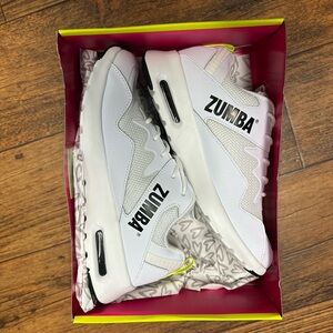 Zumba Fitness White Athletic Shoes